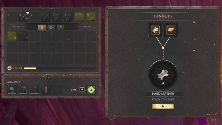 Как создавать Закалённую Кожу в RuneScape: Dragonwilds