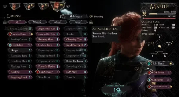 Маэль в Clair Obscur: Expedition 33 - лучшие пиктосы и советы по игре