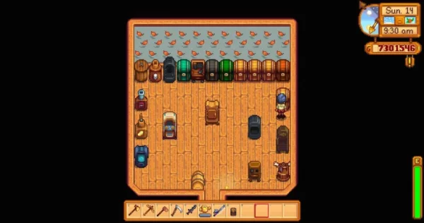 Как создать большой сундук в Stardew Valley