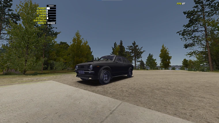 My Summer Car "Сохранение - Гоночная Сатсума 200км/ч, 180к марок, сюжет не тронут"