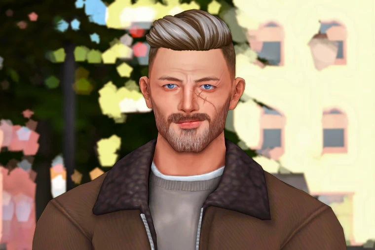 The Sims 4 "Сим - Детектив Адам"