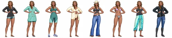 The Sims 4 "Сим - Мейковер Кайлы Флемминг"