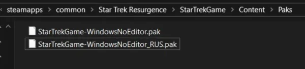 Star Trek: Resurgence "Русификатор текста
