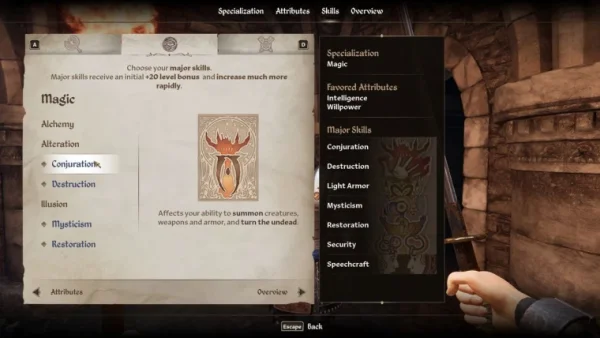 Лучшие классы для прохождения The Elder Scrolls 4: Oblivion Remastered