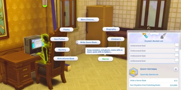 The Sims 4: Как создать книгу в жанре ужасов