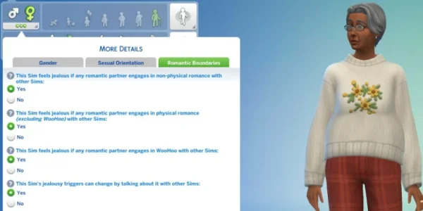 The Sims 4: Как задать рамки романтических отношений ваших симов