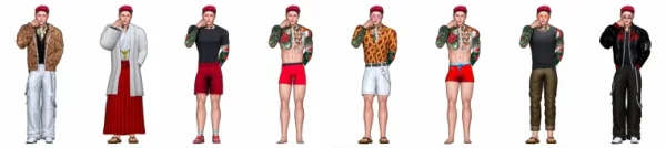 The Sims 4 "Сим - Рюхэй Мацуда"