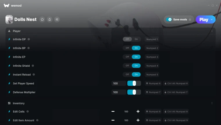 Dolls Nest "Трейнер +17" [UPD: 12.05.2025] {FLiNG / WeMod}