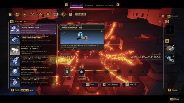 Как собрать песчаный мотоцикл в Dune: Awakening - ремонт транспорта и уход за ним