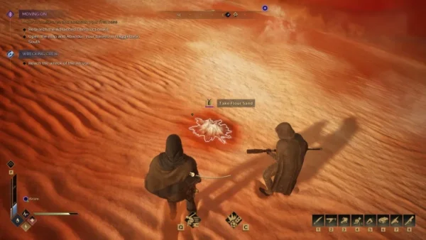 Как собрать мукообразный песок в Dune: Awakening