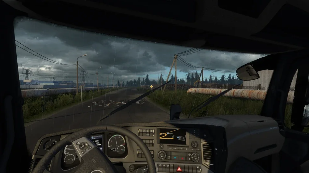 Euro Truck Simulator 2 "Карта - Вне сети Россия"