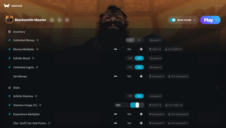 Blacksmith Master "Трейнер +27 от WeMod: Деньги, дерево, опыт и пр"