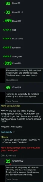 RimWorld "Чит-Мод - Читерские гены"