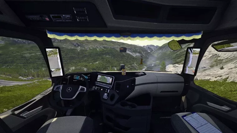 Euro Truck Simulator 2 "Грузовик Mercedes Benz eActros MP6"