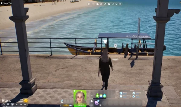Лодки и водное такси в inZOI: Island Getaway