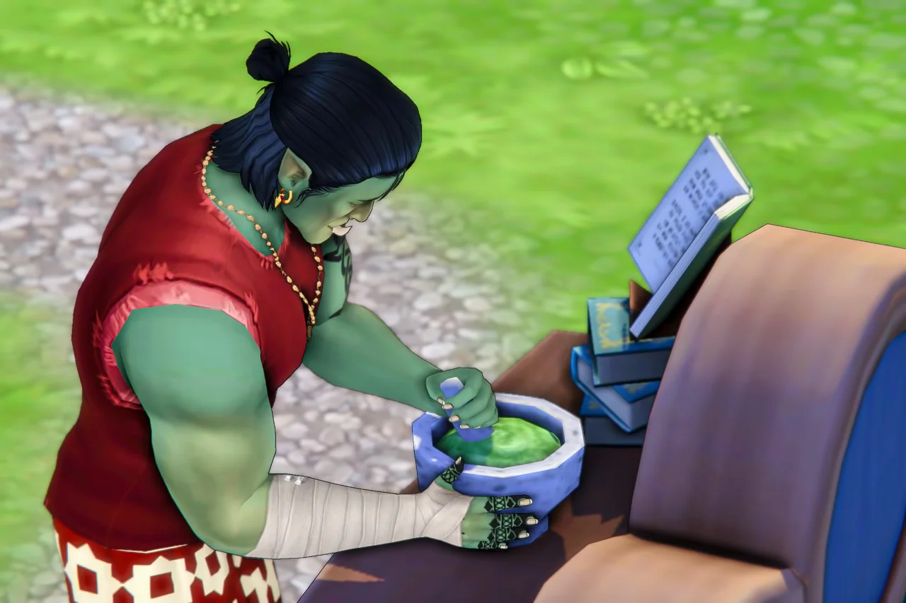 The Sims 4 "Сим - Урук"