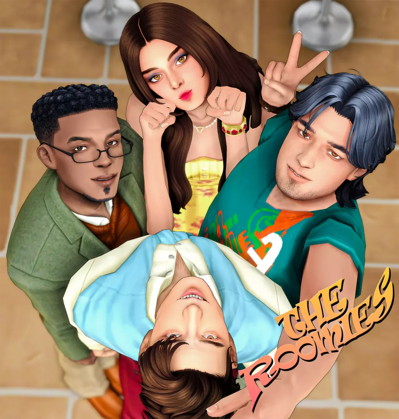 The Sims 4 "Симы - Мейковер коммуны Соседей по дому"