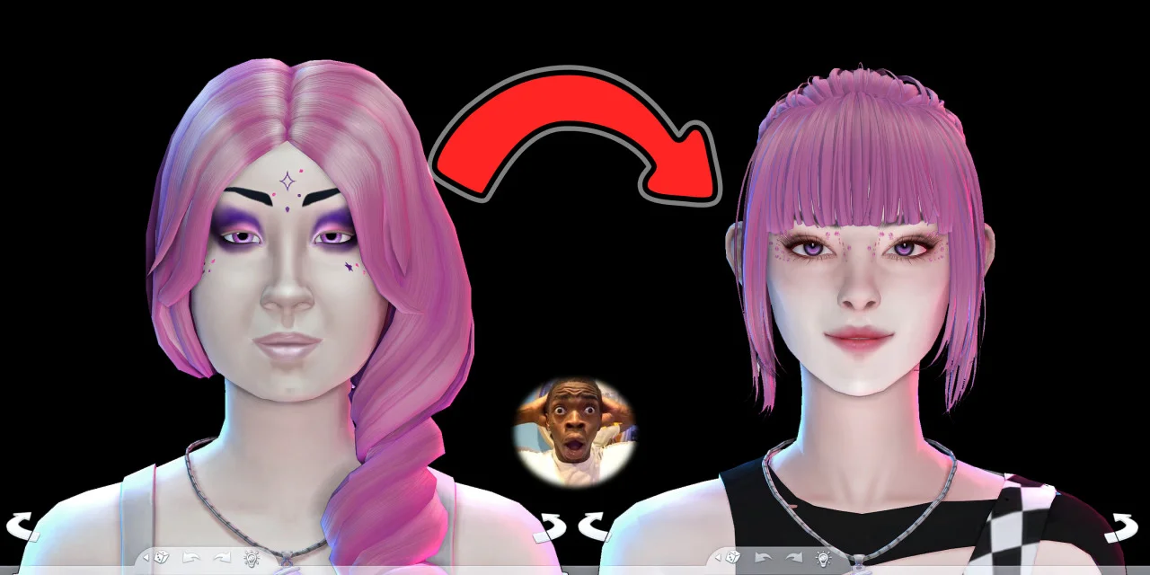 The Sims 4 "Сим - Мейковер Эль Фабы"