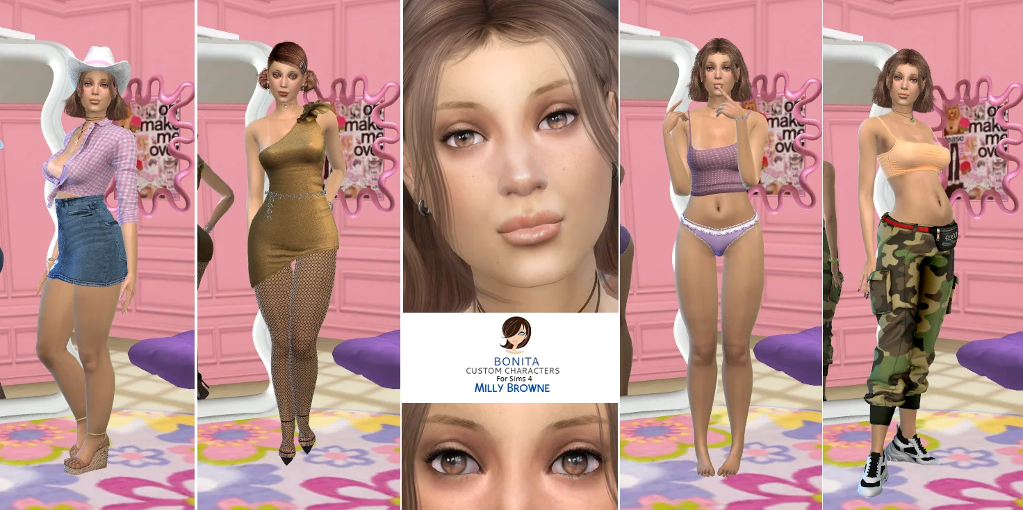 The Sims 4 "Персонаж - Милли Браун"