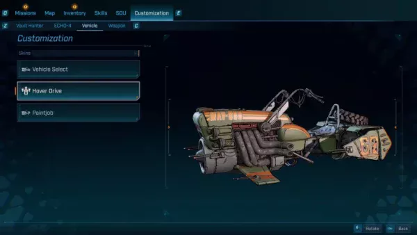 Как получить первый мотоцикл в Borderlands 4 и настроить его