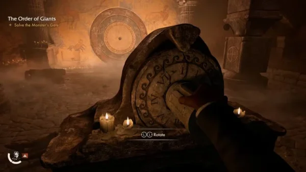 Финальное испытание Indiana Jones and the Great Circle: Орден гигантов - решение головоломки с Вратами Чудовища