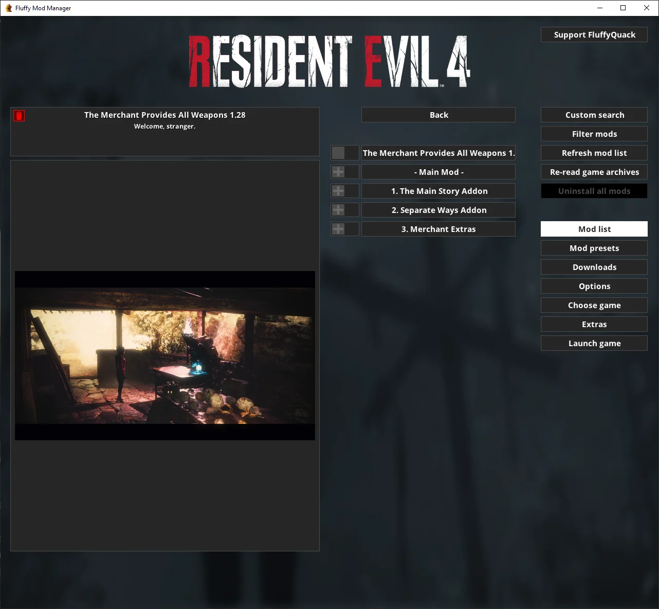Resident Evil 4 "Все виды оружия у торговца" [1.28.19] {HotAda}