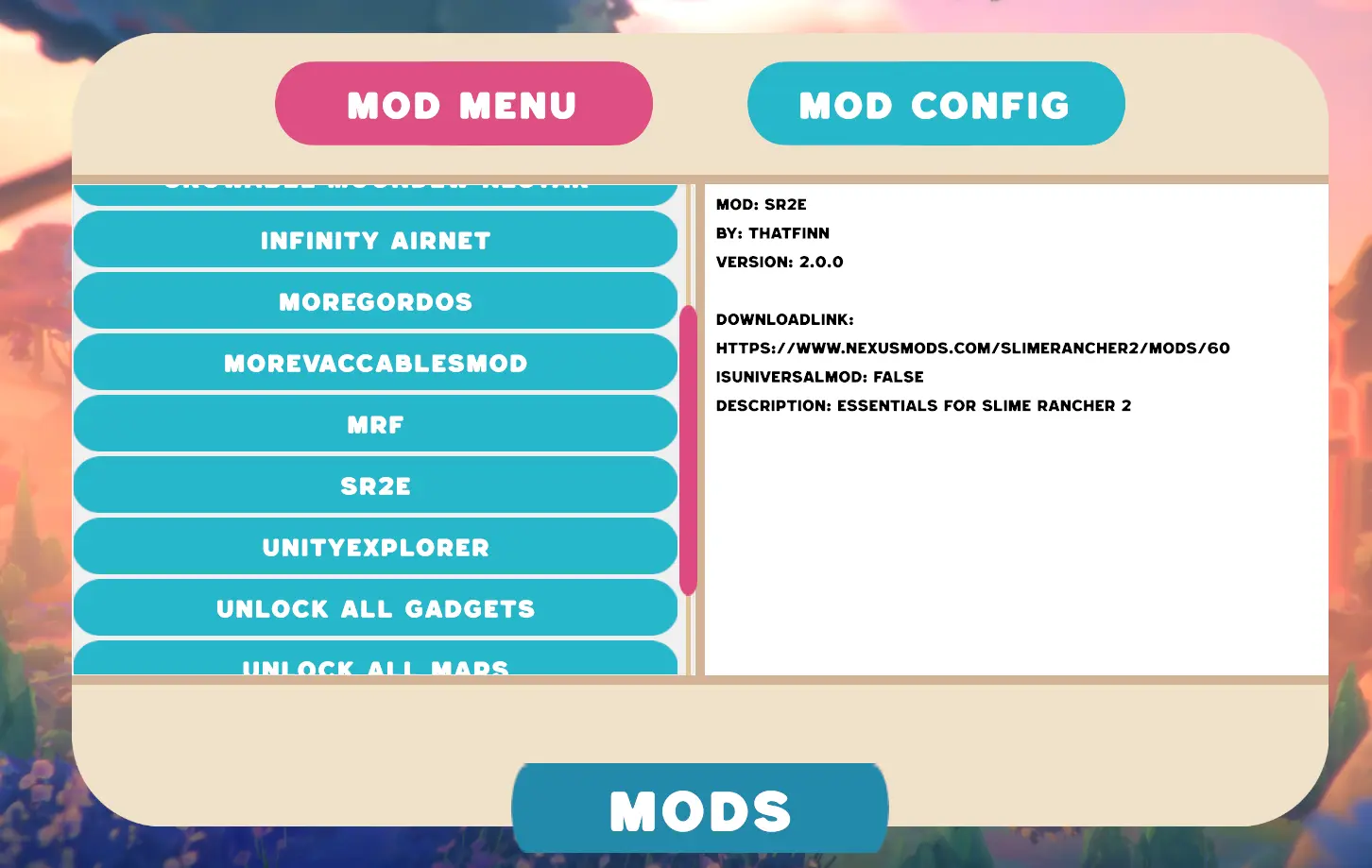 Slime Rancher 2 "SR2E - Многофункциональное чит-меню" [3.2.1] {ThatFinn}