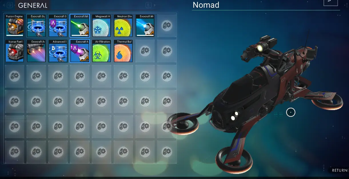 No Man's Sky "Чит-Мод - Увеличение слотов для улучшений" [6.06] {Reikokuu}