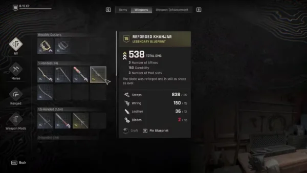 Все чертежи в Dying Light: The Beast - уникальное оружие, гаджеты, боеприпасы и модификации