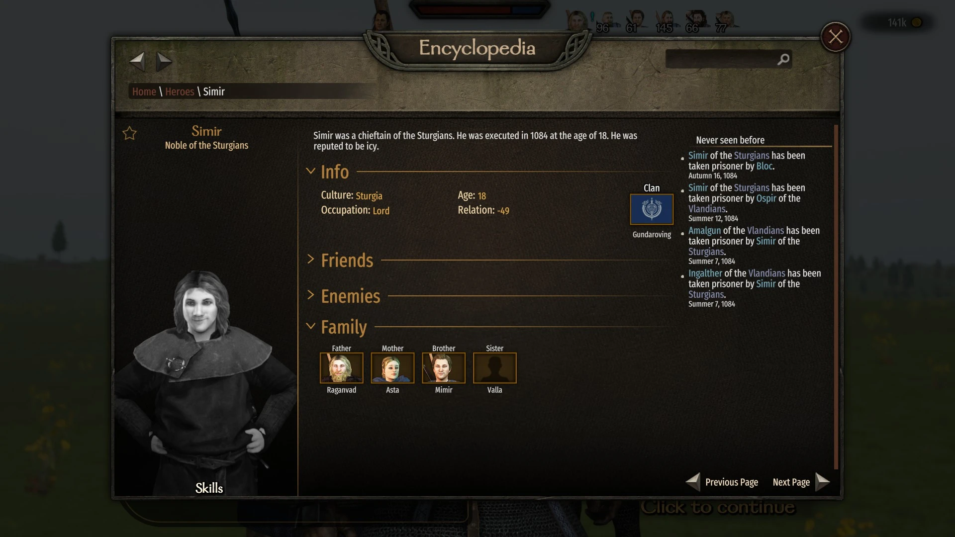 Mount & Blade 2: Bannerlord "Сложные персонажи" [v1.0.6]