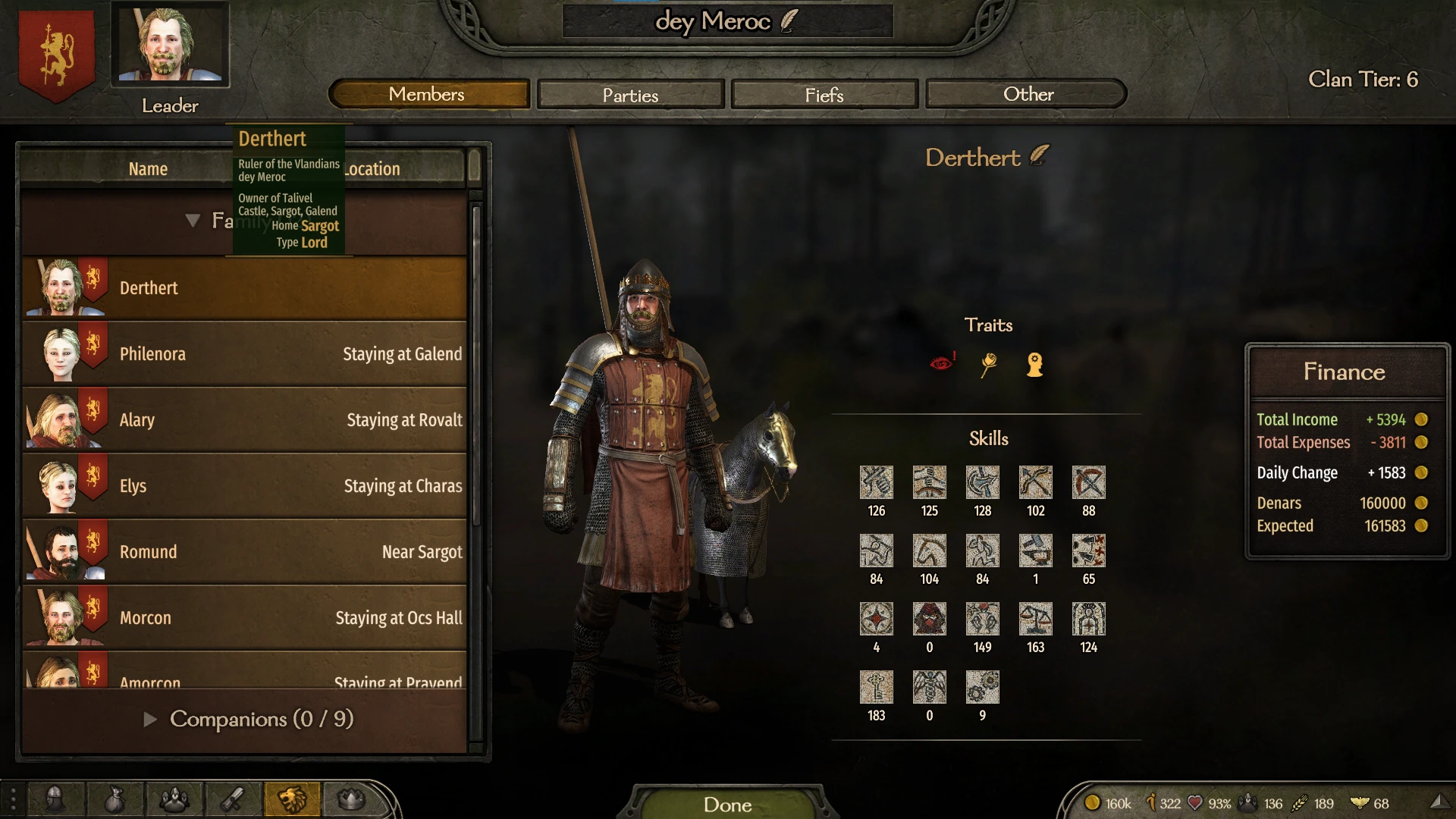 Mount & Blade 2: Bannerlord "Старт игры любым из существующих лордов" [v1.0.2.1]