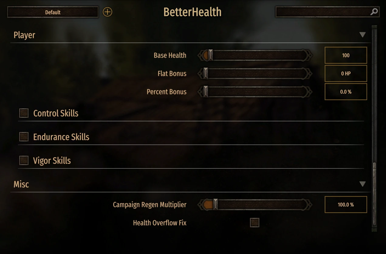 Mount & Blade 2: Bannerlord "Лучшее здоровье"