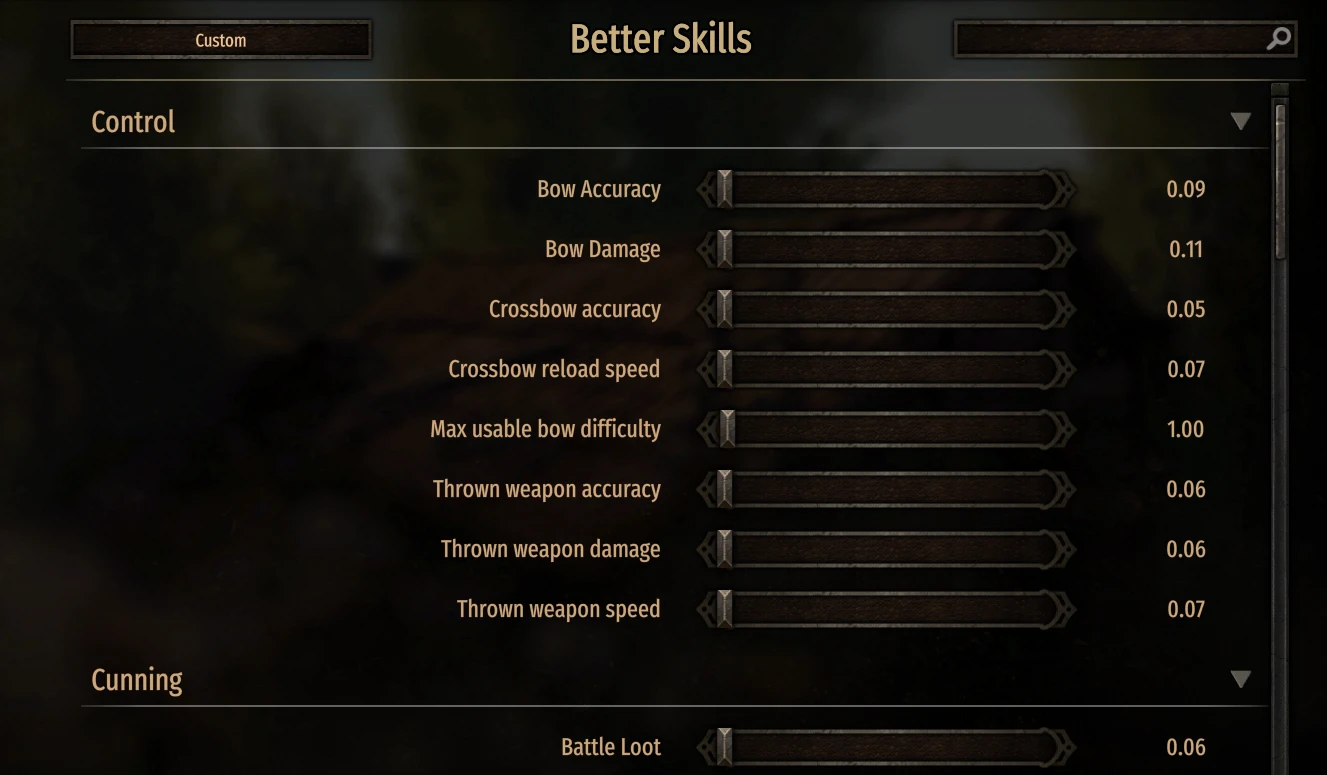 Mount & Blade 2: Bannerlord "Лучшие навыки"