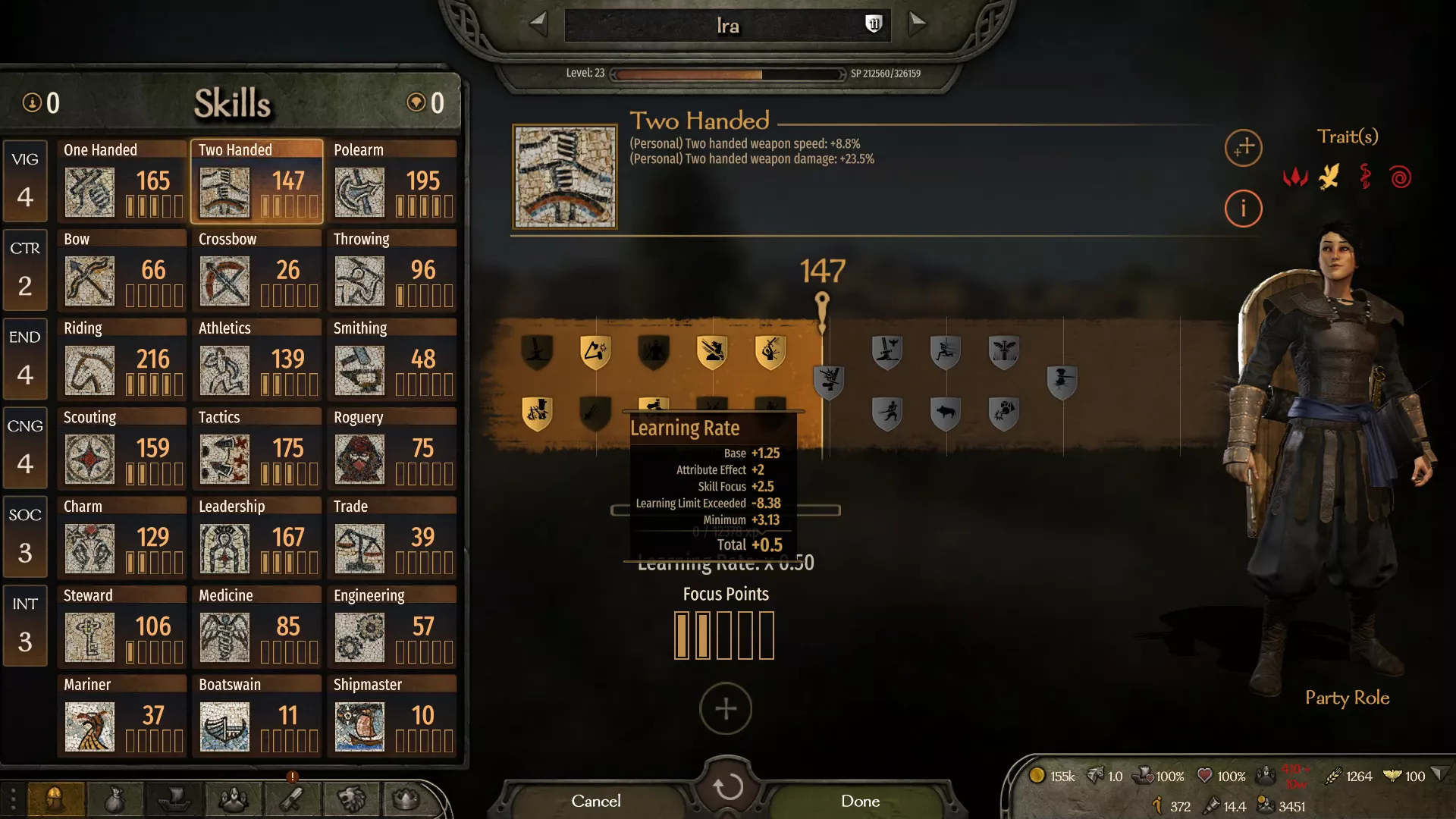 Mount & Blade 2: Bannerlord "Непрерывное обучение"