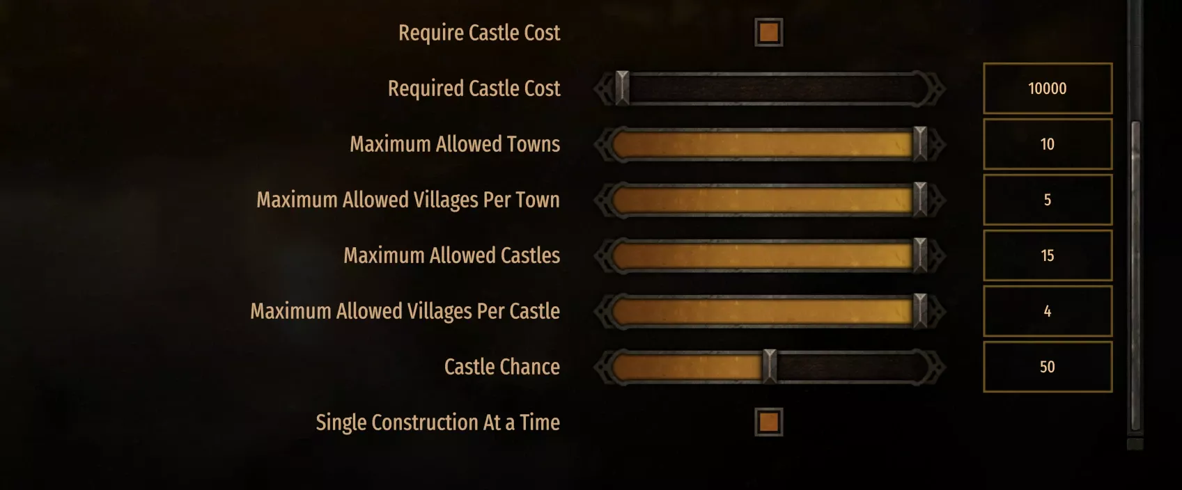 Mount & Blade 2: Bannerlord "Строительство своих замков и городов"