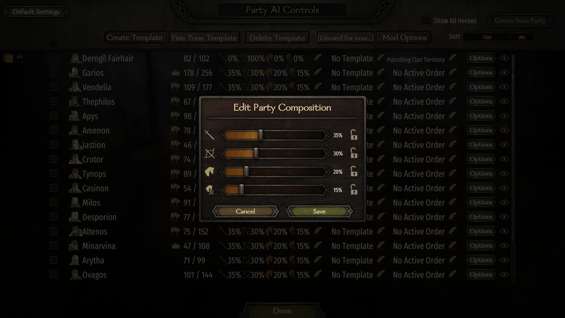 Mount & Blade 2: Bannerlord "Управление сторонним ИИ"