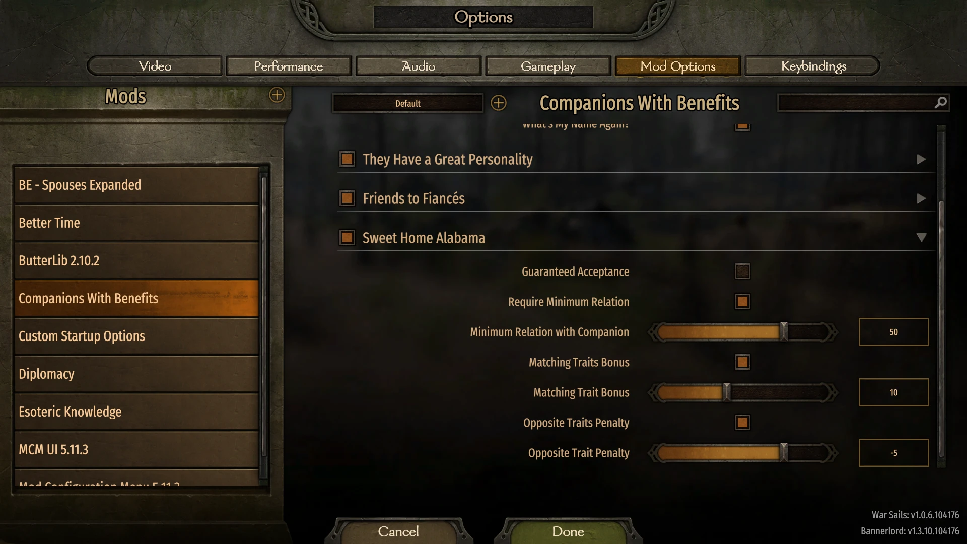 Mount & Blade 2: Bannerlord "Компаньоны с выгодой"