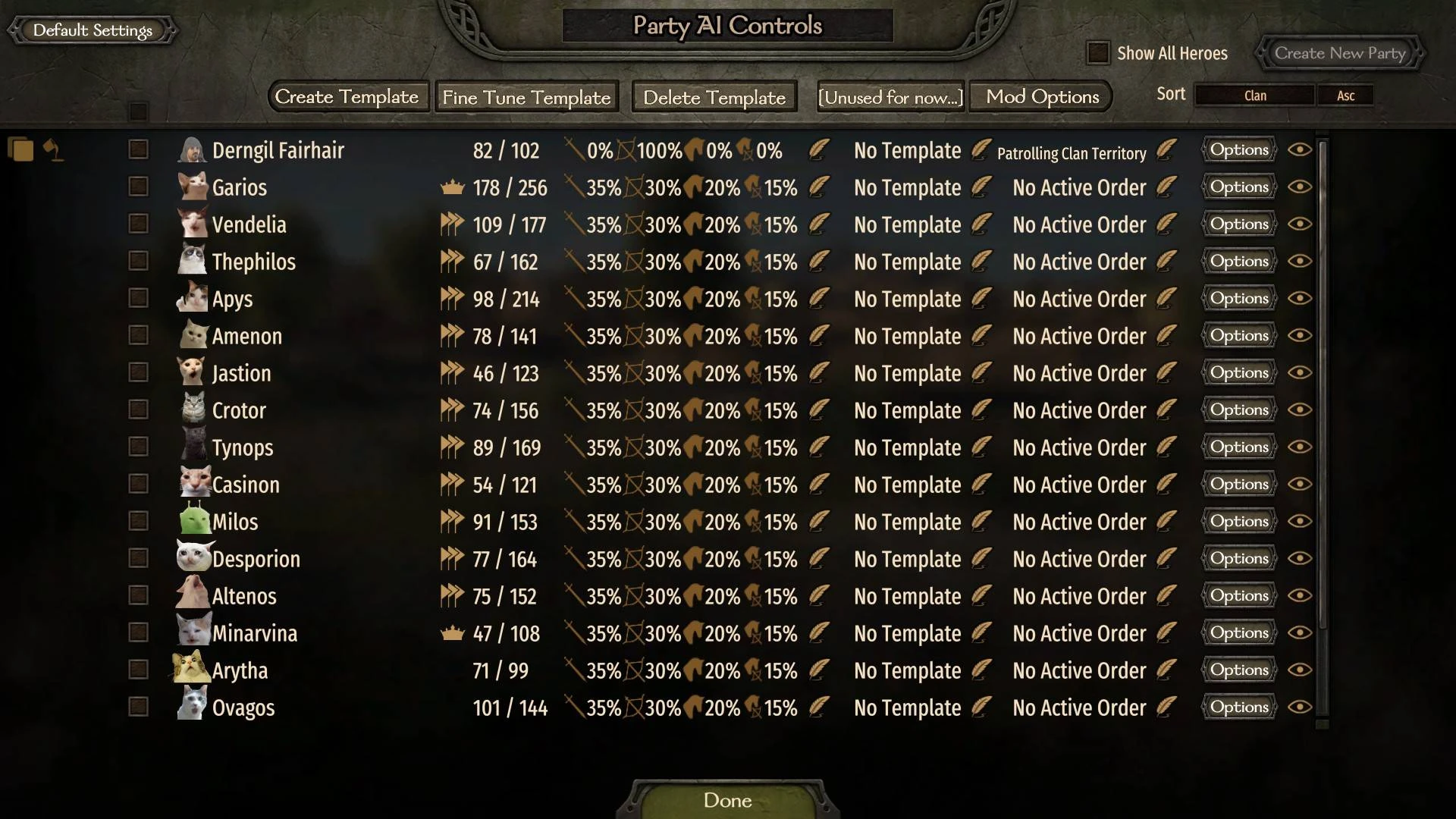 Mount & Blade 2: Bannerlord "Управление сторонним ИИ"