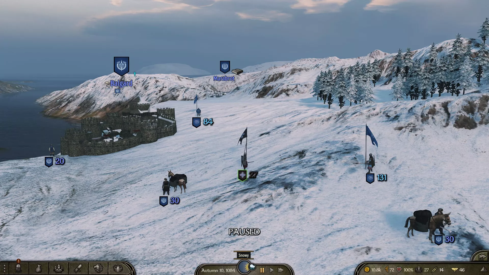 Mount & Blade 2: Bannerlord "Индикатор погоды"