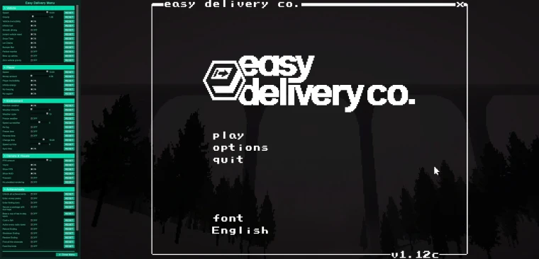 Easy Delivery Co. "Чит-Меню - Редактор игрока