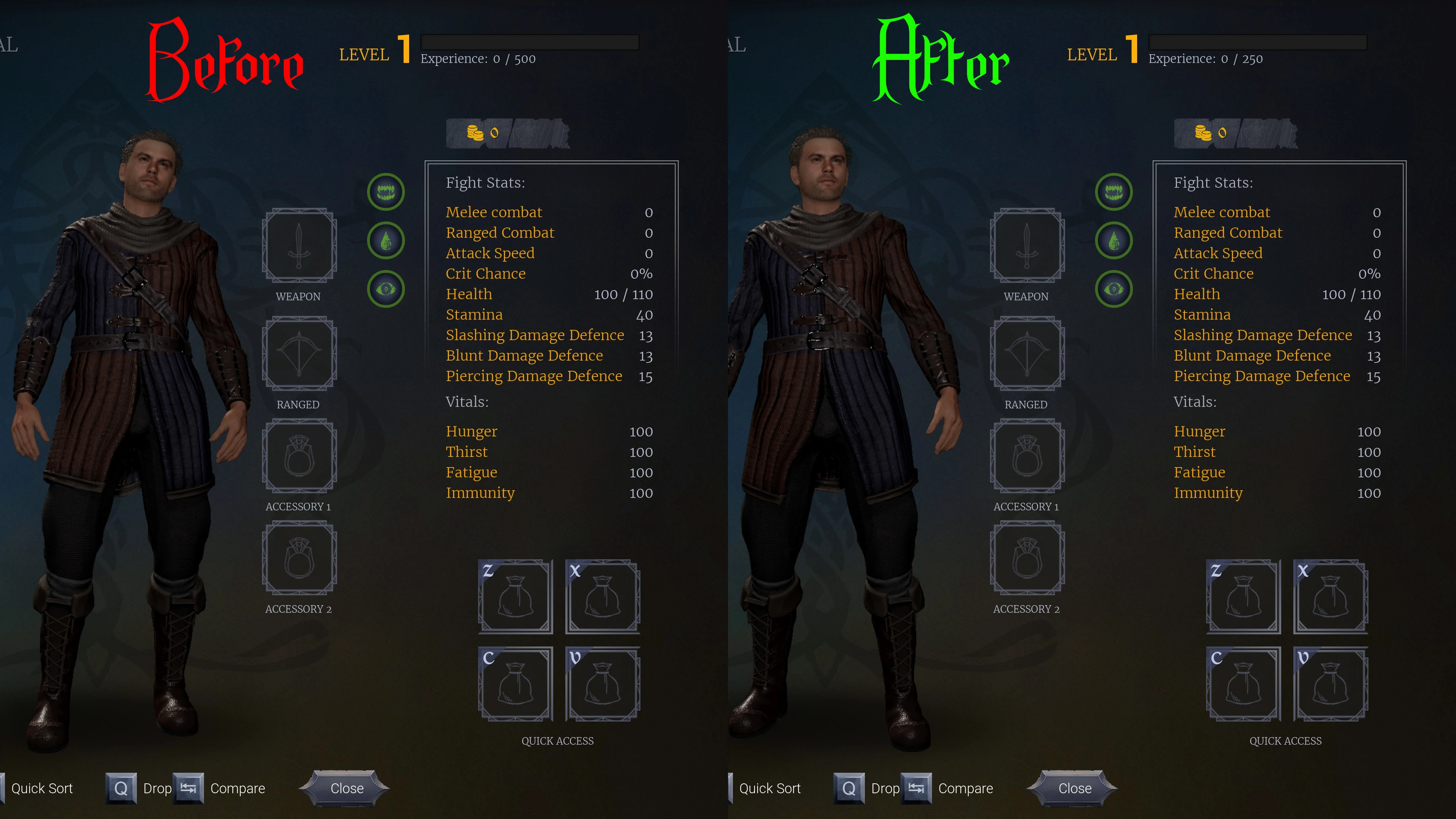 Of Ash and Steel "Чит-Мод - Ускоренная прокачка"